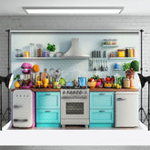 Lofaris Kitchen Display Clean Tidy Photography Backdrop